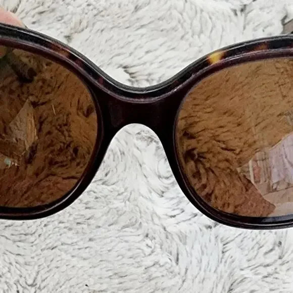 BURBERRY TORTISE SHELL SUNGLASSES - Picture 3 of 8